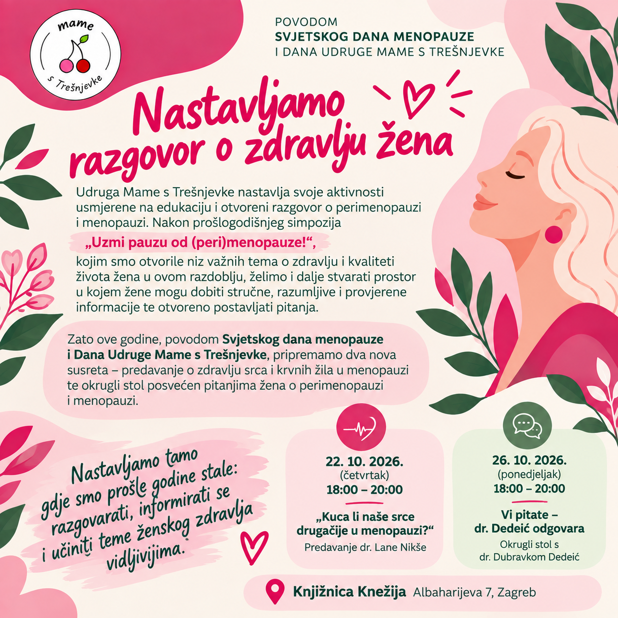 Nastavljamo razgovor o zdravlju žena